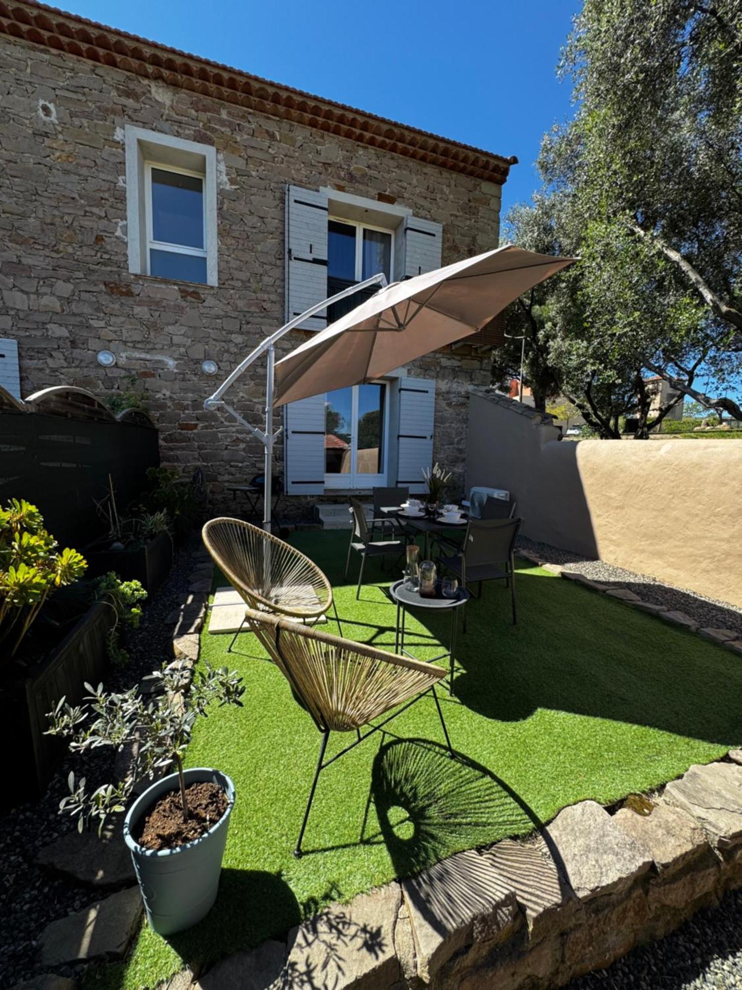 Апартаменты La Bastide Saint Pierre T2 - Jardin Рокбрюн-сюр-Аржан Экстерьер фото
